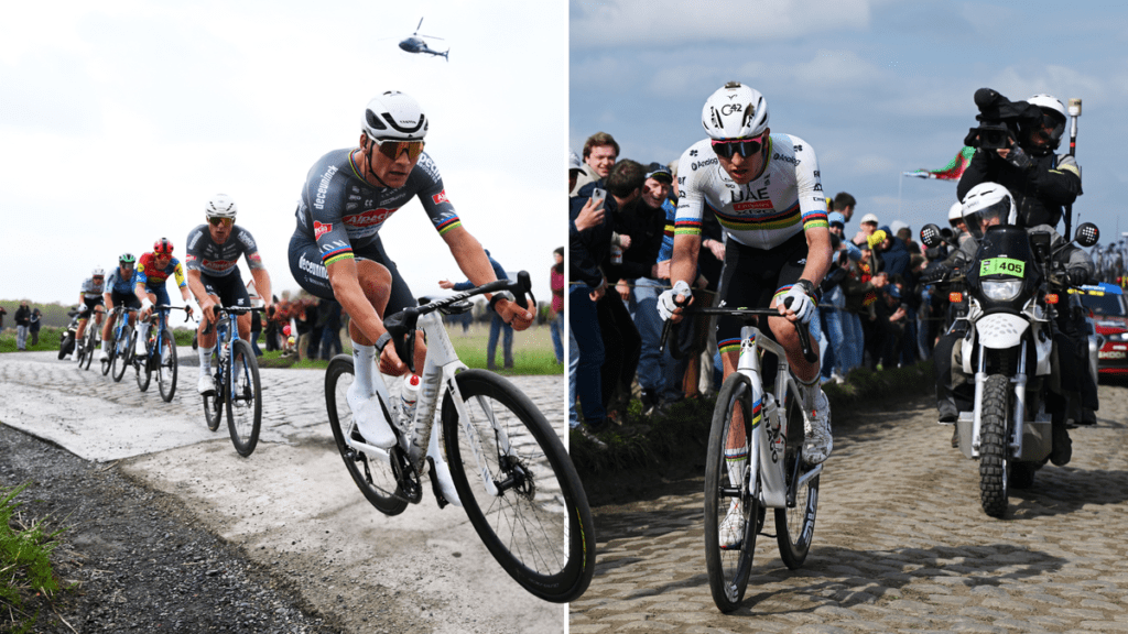 TV-gids Parijs-Roubaix: op deze zenders zie je live het spektakel tussen Mathieu van der Poel en Tadej Pogacar