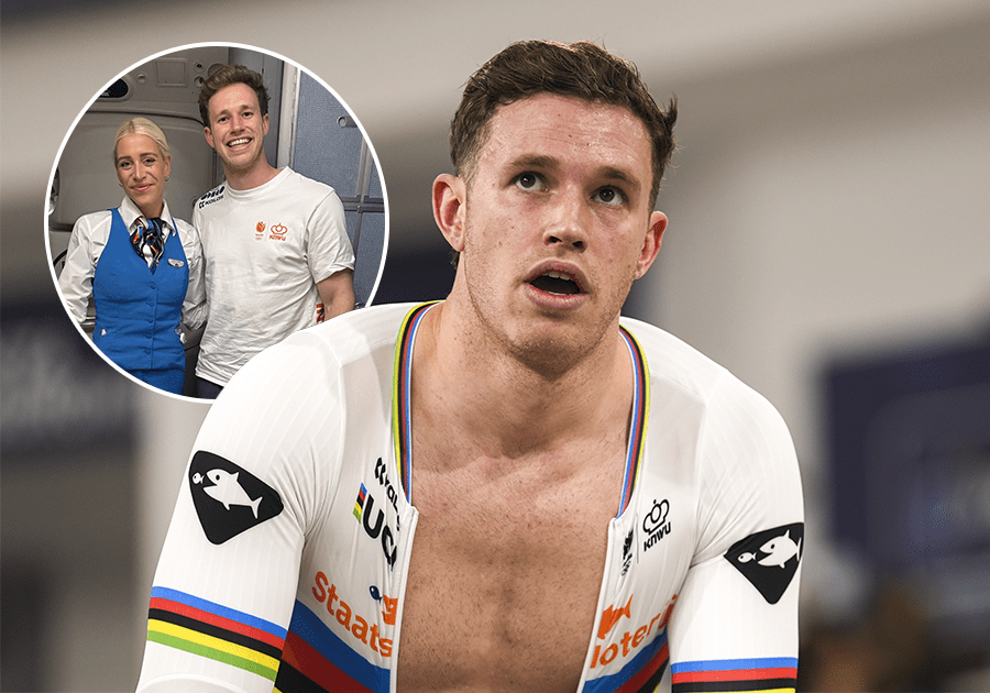 Baanwielrenner Harrie Lavreysen na goud op World Cup 'thuisgebracht' door Nederlandse sportsensatie