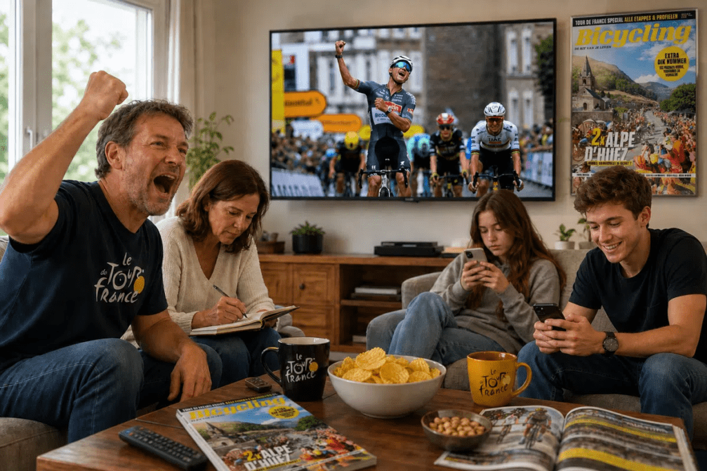 Verschillende types Tour de France kijkers: van datafanaat tot sadist
